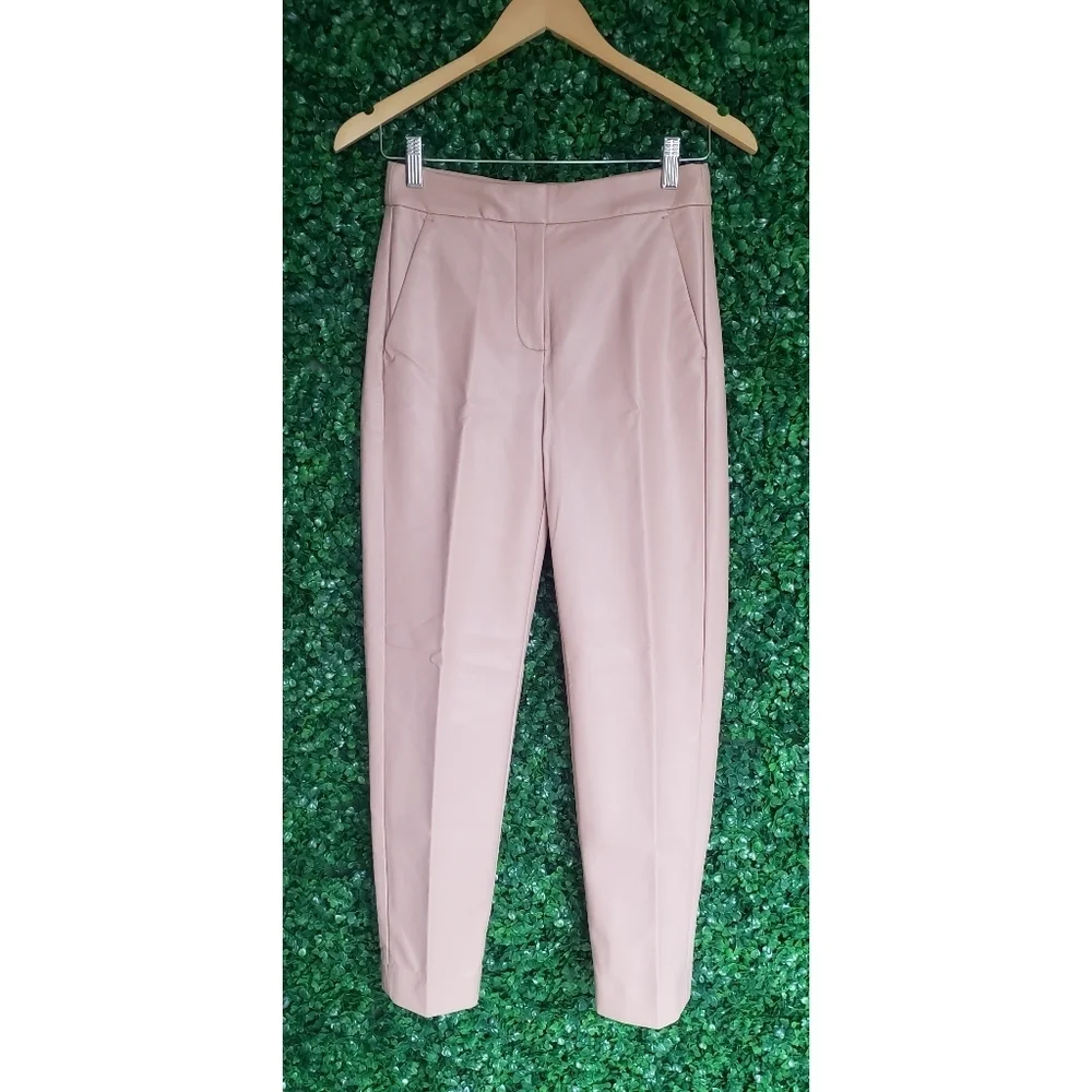 30. J.Crew Kate straight-leg pant in faux leather